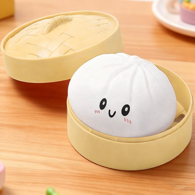 Juguetes de piscina, juguetes para bebés, juguetes para niños pequeños, juguete de descompresión con forma de bollo grande, herramienta de imitación de verdadero y falso, pelota antiestrés de silicona