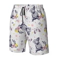 thumbnail image 5 of Naloa Rabbit And Butterfly Men's Beach Shorts, Surfing shorts, Swim trunks, Quick Dry Swim Trunks for Surfing Beach Fun - XX-Large, 5 of 9