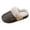 Grey, variant on Womens Plush Slippers Warm Lined Slip on House Shoes Scuff Slipper Comfy Platform Memory Foam Winter Slides Black 7