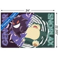 thumbnail image 3 of Pokemon - Gengar Snorlax Battle Wall Poster, 22.375" x 34", 3 of 4