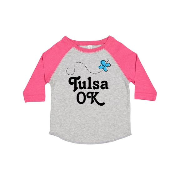 Inktastic Tulsa Oklahoma Butterfly Boys or Girls Toddler T-Shirt