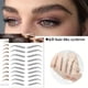 thumbnail image 2 of 6D Eyebrow Tattoos Stickers Makeup Long Lasting Black Brown Eyebrow Sticker Hair-Like Waterproof Natural Fake Eyebrow Stickers For Brow Grooming Shaping, 2 of 5