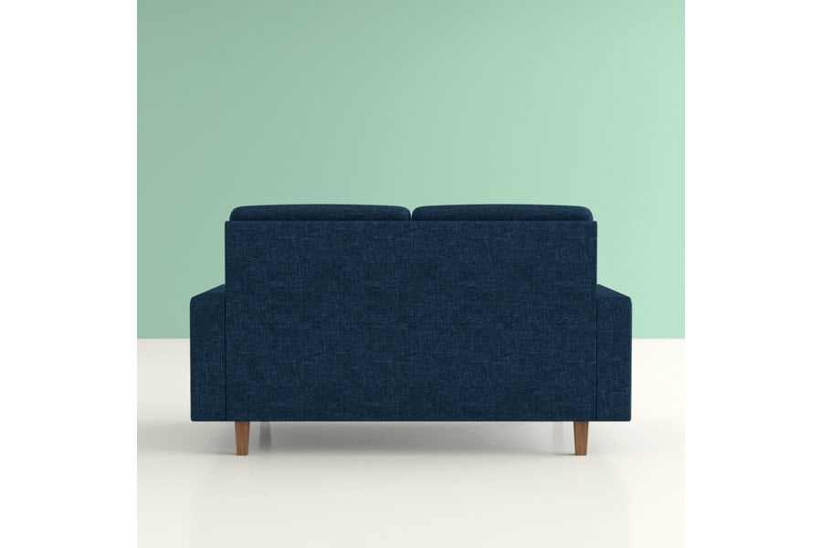 US Pride 57.9 inch wide soft upholstery tapered legs loveseat