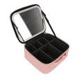 2024 Travel Makeup Case with Large Lighted Mirror 3 Colors LED