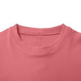 thumbnail image 6 of Womens' Stretchy Ribbed High Neck Short Sleeve Gym Workout Slim Fitted Casual Full Length Top T-Shirt A L, 6 of 9