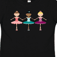 thumbnail image 4 of Inktastic Little Ballerina Trio Girls Toddler T-Shirt, 4 of 5