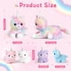 thumbnail image 3 of Juguetes de peluche con forma de unicornio para gatos KMUYSL con 4 gatitos, 3 of 7