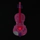 thumbnail image 5 of Ygjytge 4 Cuerdas Violín para Accesorios Rendimiento Plástico Liso para Exhibición Festivales, 5 of 9