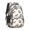 Saint Bernard and, variant on Jack Russell Terrier and Floral Backpack for School, Cute School Bag with Adjustable Shoulder Straps and Padded Back, 16.9"x12.6"x5.9"