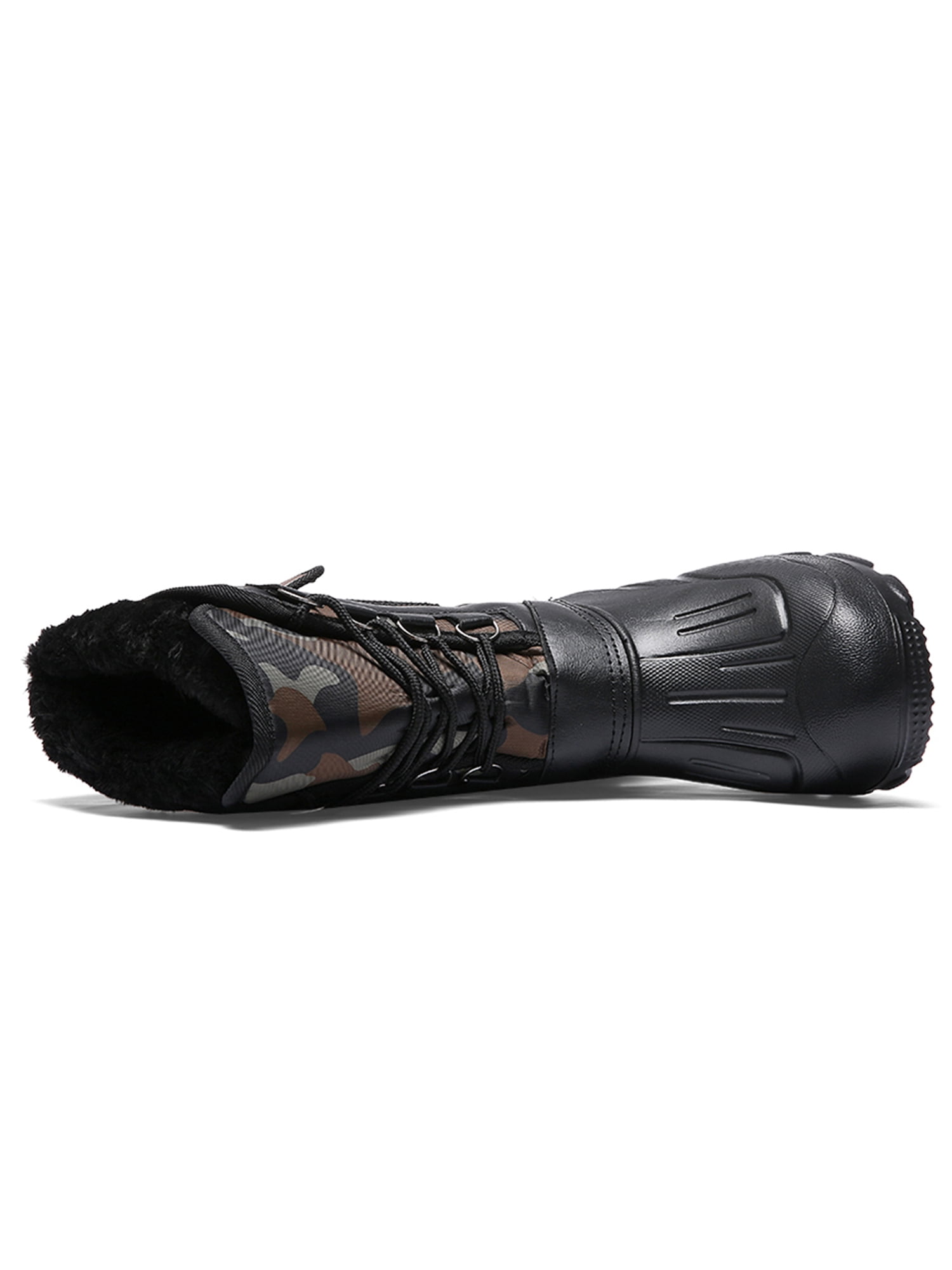 Mens Winter Snow Boots Warm Shoes Lightweight Outdoor Water Resistant Hiking Boots for Men