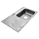 thumbnail image 2 of Fregadero Cocina Empotrar 1 Tina 101x54x15 M202 Der EB Tecnica Linea Mark, 2 of 3