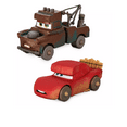 thumbnail image 3 of Disney Cars on the Road Lightning McQueen and Tow Mater Die Cast Set New w Box, 3 of 3