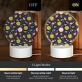 thumbnail image 3 of Salouo Frog And Flowers for Round Acrylic Night Light - Acrylic Sheets with LED Light Lamp Base - Decorative Night Lamp for Restaurant Bar Cafe Shop Room Decoration, 3 of 9