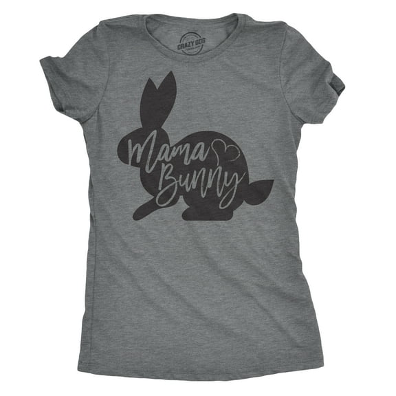 Womens Mama Bunny T Shirt Cute Adorable Easter Gift Faith Tee for Ladies Womens Graphic Tees