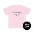 thumbnail image 3 of Hamburger Help Me T-Shirt – Funny Meme Graphic Tee, Ironic Internet Humor Shirt, Chaotic Novelty Gift Tee, Unisex Casual Graphic T-Shirt, 3 of 4