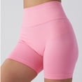 thumbnail image 4 of Pantalones cortos deportivos ANGGREK control del vientre secado rápido levantamiento de cadera rosa mujer, 4 of 8