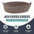 thumbnail image 4 of Air Fryer Liner, 10 Inch Reusable Silicone Air Fryer Pot,Non-Stick Oil Filter Design, 22cm for Air F, 4 of 5