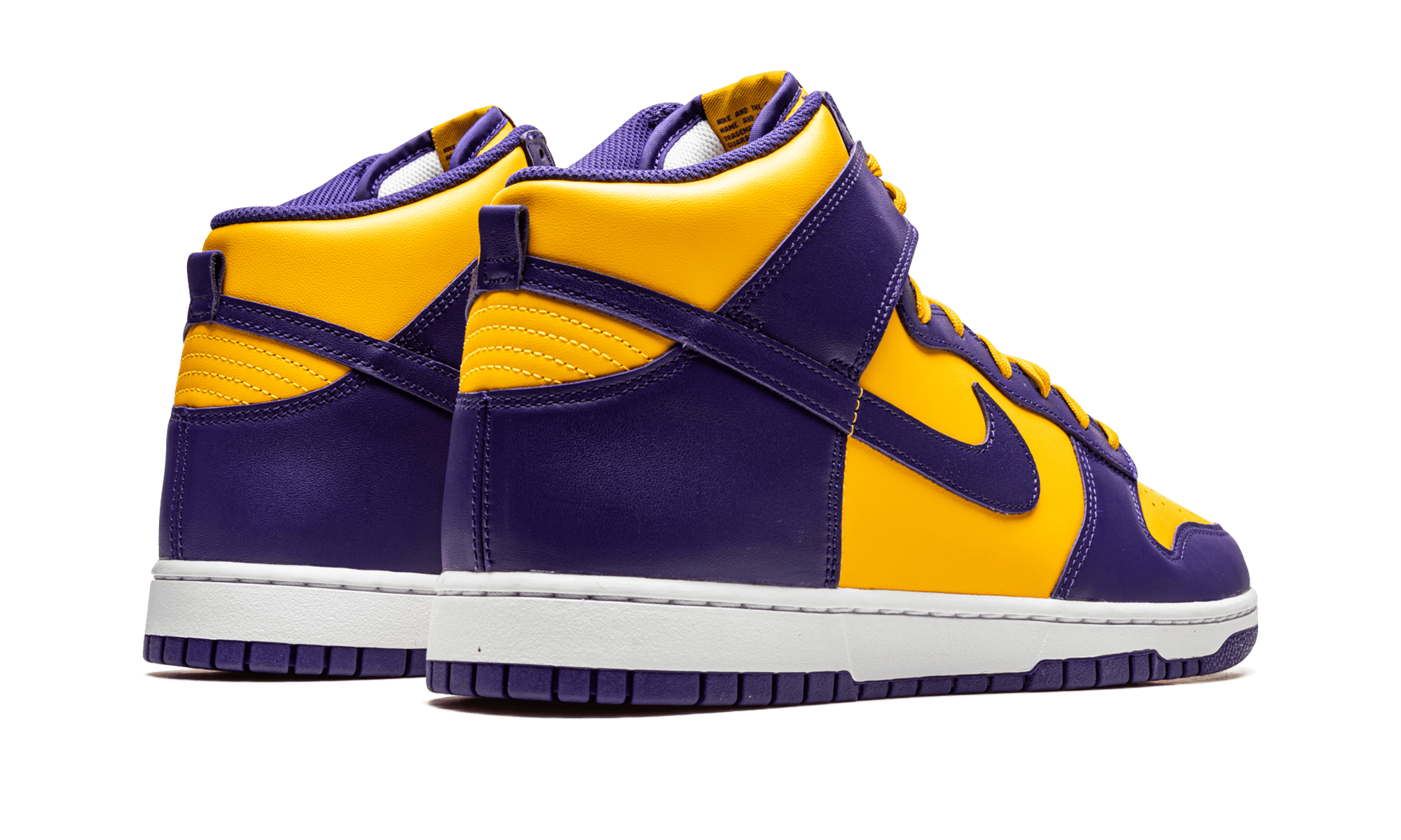 Nike Men’s Dunk High Retro DD1399-500 Lakers Size 8.5 Nike Dunk High Retro DD1399-500 Purple Yellow Lakers Men main image 4