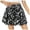 Black, variant on Women's Flowy Shorts Beach Vacation Summer High Waist Wide Leg Casual Shorts (Pink, M)