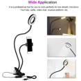 thumbnail image 4 of Portable Selfie Ring Light, 360 ? Long Arm Table Holder LED Fillin Light, Adjustable in 3 Colors, with Mobile Phone Stand, for Live Stream, Makeup, Photography, Video, 4 of 8