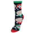 thumbnail image 2 of CTM®  2 Pack Butter and Flat Knit Holiday Sock Combo Set (Women's), 2 of 3