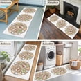 thumbnail image 5 of Coastal Conch 2'x6' Runner Rugs for Hallway Kitchen Bedside Non Slip Washable, Watercolor Ocean Nautical Beach Seashells Entryway Rug Runners with Rubber Backing, Long Carpet Runner for Laundry Room, 5 of 8