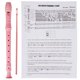 thumbnail image 2 of Eigraketly Grabadoras ABS herramienta de instrumento Musical clarinete largo accesorios de ambiente portátil flauta para niños para estudiantes Accesorios para instrumentos musicales Rosado Eigraketly OD020717-03, 2 of 6