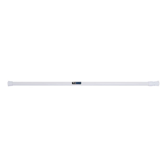 Noref Curtain Pole,Extendable Spring Telescopic Shower Bathroom Window Curtain Rail Loaded Pole Rod 55-90cm, Bathroom Curtain Rail