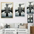 thumbnail image 4 of Designart "Castles Minimalist III" Cityscapes Floater Framed Wall Decor, 4 of 7