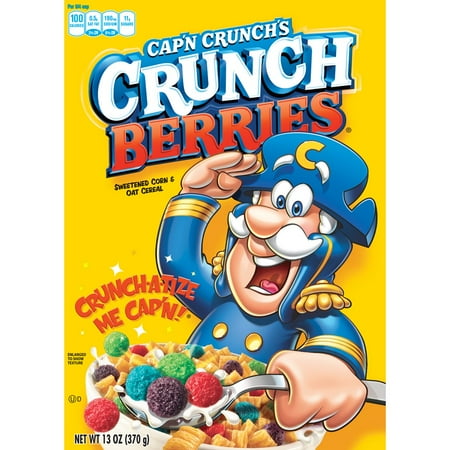 Cap'n Crunch Crunch Berries Breakfast Cereal, 13 Oz