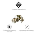 thumbnail image 5 of Satin Nickel Passage Door Knob, Hall and Closet, 6-Way Universal Fit, 5 of 13