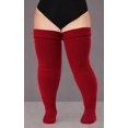 thumbnail image 6 of Miaocao Plus Size Womens Thigh High Socks for Thick Thighs- Extra Long Thick Over the Knee Stockings- Leg Warmers Socks, 6 of 6
