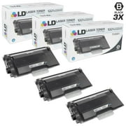 LD Â© Compatible TN880 Super HY Pack of 3 Black Cartridges for HL-L6200DW, HL-L6200DWT, HL-L6250DW, HL-L6300DW, HL-L6400DW, HL-L6400DWT, MFC-L6700DW, MFC-L6750DW, MFC-L6800DW, MFC-L6900DW