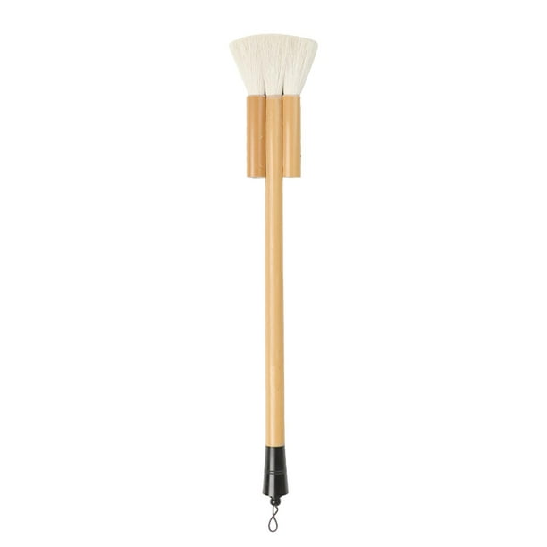 Pincel de pelo de cabra para merluza, pinceles para artistas, mango largo, suministros para dibujo y arte, bolígrafo 3 tubos