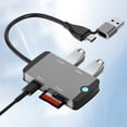 thumbnail image 1 of Lector de tarjetas USB C Hub portátil con puertos USB 3.0 para teléfono móvil Tablet Laptop Tmvgtek Para estrenar, 1 of 3