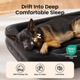thumbnail image 6 of Ophanie Inflatable Dog Bed for Large Dogs, Waterproof Portable Orthopedic Pet Air Couch with Pump, Inflates in 1.5 Minutes, for Home and Camping, Black, 45" x 33" x 7.5", 6 of 8