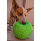 thumbnail image 3 of Juguete Flotante Pelota de Fútbol Jolly Pets Verde Manzana para Perro, 3 of 7