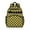 Yellow And Black, variant on Yellow and Black Checkerboard Checkered Pattern Backpack for School,Cute School Bag,Schoolbag with Adjustable Shoulder Straps & Padded Back,15.25"x11.5"x5.25"