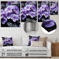 thumbnail image 4 of Designart "Photo of Whispering Violets I" Floral Metal Art Living Room, 4 of 5