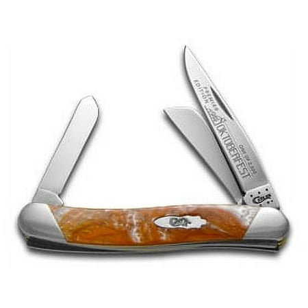 Case XX Knives Slant Series Oktoberfest Corelon Medium Stockman 1/2500 Pocket Knife S9318OF