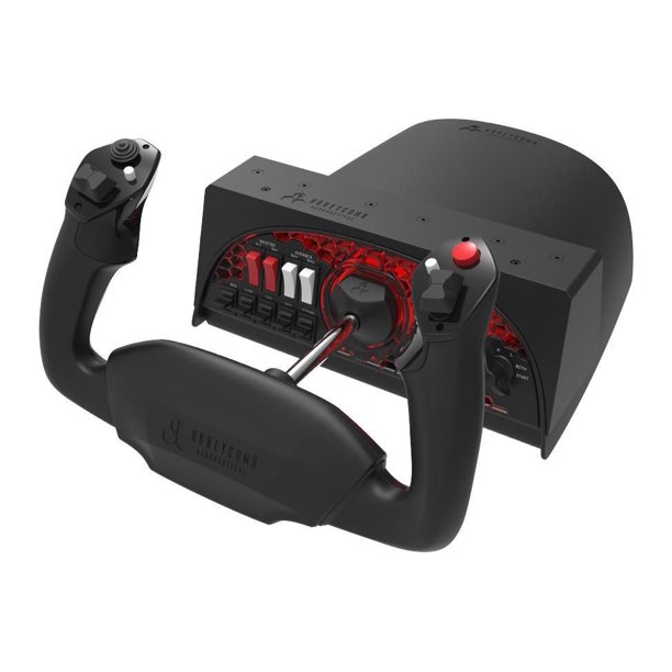 PC用ゲームコントローラー・コンバーター Honeycomb alpha yoke Honeycomb Alpha Flight Controls Yoke & Switch Panel: pc