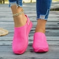 thumbnail image 3 of Women's Backless Wedge Casual Walking Shoes Non Slip Lightweight Mesh Slip On Platform Clogs, 3 of 6