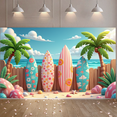 thumbnail image 6 of Decorative Design Surfboard Pattern Summer Beach Banner for Outdoor Party Seaside Event Vacation Celebration, 6 of 9