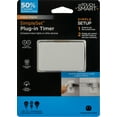thumbnail image 3 of myTouchSmart Digital Fashion Timer, 1-Outlet Polarized, 2 Settings, 24hr, White, Cover, 0 Amps, 3 of 11