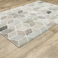 thumbnail image 2 of Woven Trends Jasper Area Rug - 3' X 5' - in Ivory - Modern Style, Stain Resistant, Medium Pile, Family and Pet Friendly, Dining, Living Room Rug, 2 of 3