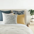 thumbnail image 5 of Stone Washed Throw Pillows in Distressed Cotton Solid Navy Blue by Comfort Canopy, 5 of 14