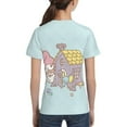 thumbnail image 2 of Boys Girls Kuromi And My Melody Shirt Graphic T-Shirt Crewneck Short Sleeve 3d Colorful Tops Tees, 2 of 6