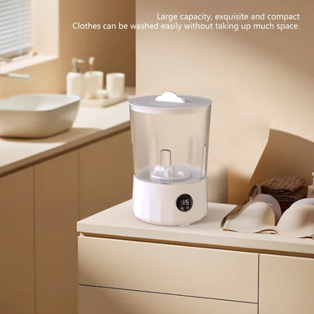 Small Laundry Washer Efficient Washer Underwear Washer Efficient Washing Machine Small Washer for Home and Travel Use