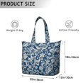 thumbnail image 5 of Country Rustic Weekender Bag, Large Capacity Carry-On Tote with Durable Handles for Women Travelers, 5 of 5