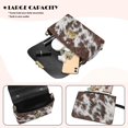 thumbnail image 4 of Pzuqiu Cow Print Leather Cross Body Bag Lightness Minimalist Crossbody Bag with Chain Strap for Women Fashionable Design Versatile Practical for Daily Use and Travel, 4 of 7